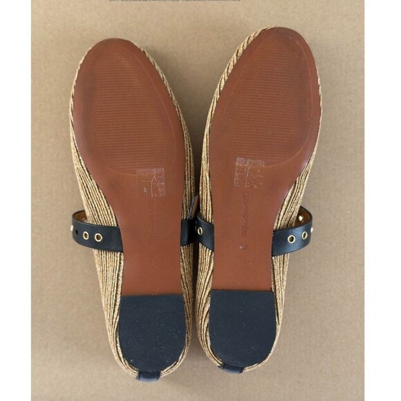 Madewell The Remy Mary Jane Flat in Natural Multi, Size 6.5 - Picture 10 of 10